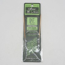 Clover Knitting Needle Circular Takumi Bamboo Cord 16&quot; US Size 1 - £7.75 GBP