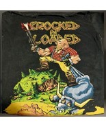 Punch Buddies Distressed Brocked N&#39; Loaded Size M Black T-Shirt HTF - €55,69 EUR