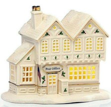 Lenox Christmas Village Post Office Lighted LED Building New - £152.73 GBP