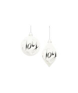 Frosted Glass Joy Ornament (Set of 6) - 790965 - $1,604.25 MXN