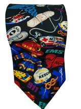 Vintage Wembley Tie EMT EMS FIRE Rescue Med 911 Ambulance Search Rescue ... - £7.75 GBP