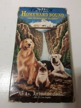 Walt Disney Pictures Presents Homeward Bound The Incredible Journey VHS Tape - £1.58 GBP