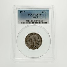 1917 25C Standing Liberty Quarts Classified By PCGS Like XF40 Type 2-
sh... - €179,54 EUR
