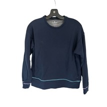 BOMBAS Sweatshirt Navy Blue Long Sleeve Cotton Crewneck Size Small - $29.69
