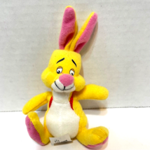 The Book of Pooh McDonalds Happy Meal Plush Rabbit 5&quot; Yellow Pink - £4.46 GBP