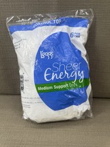 L’eggs Sheer Energy Pantyhose 6pk Sz A White Control Top Medium Support ... - $52.25