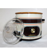 Vintage Rival 3100/2 Crock Pot Slow Cooker w/ Original Glass Lid  3.5 Qt... - $14.99