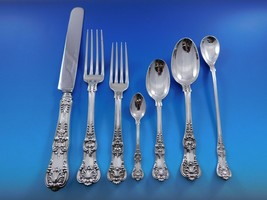 English King by Tiffany &amp; Co Sterling Silver Flatware Set Service 84 pcs Dinner - £9,890.18 GBP