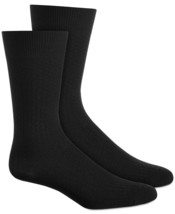 PERRY ELLIS PORTFOLIO Men&#39;s Textured Honeycomb Socks One Size B4HP - £5.55 GBP