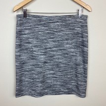 Apt. 9 Skirt Womens Medium Gray Black Pencil Stretch Space Dye Above Kne... - £11.77 GBP