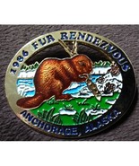 1986 Fur Rendezvous Anchorage Alaska Pin - $10.95