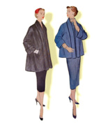 Bust 30 Size 12 - 1950&#39;s McCall Pattern #9970 COMPLETE - Cut - $405.39 MXN