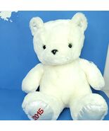 Russ White Jingle Bear Glitter Shiny Feet Plush 17” Sitting 2015 w/ Tags... - €25,28 EUR