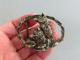 Fox Belt Buckle Pewter, copper for interchangeable  belt Zimmer jewelry ... - $29.00