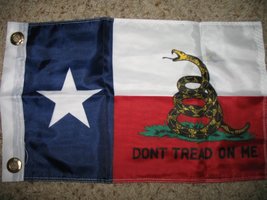 Texas Tea Party 12X18 Boat Flag ( Double Sided / Heavy Duty / 2Ply) - £11.70 GBP