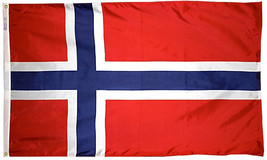 Norway - 5&#39;X8&#39; Nylon Flag - £107.41 GBP