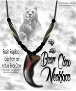 BEAR GRIZZLY CLAW NECKLACE WILD MOUNTAIN MAN RENDEZVOUS REPLICA - FREE S... - $24.72