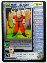 2001 Score Unlimited Dragon Ball Z DBZ CCG TCG Krillin , the Mighty #139 - Foil - £36.75 GBP