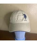 2017 U.S. Polo Assn. Khaki / Blue Adjustable Strapback Dad Cap/Hat - £7.38 GBP