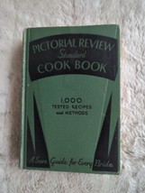 Pictorial Review Standard Cook Book A Sure Guide for Every Bride 1934 HC Vtg - £17.13 GBP