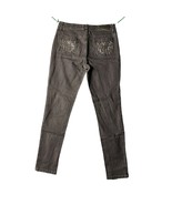 Mudd Girls Size 16 Jegging Black Jeans Denim Sequin Silver Pockets - £11.64 GBP