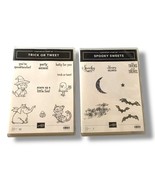 Stampin' Up! SPOOKY SWEETS & TRICK OR TWEET Clear Mount Stamp Sets Halloween NEW - $13.99
