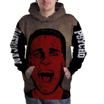 Streetwear American Psycho Patrick Bateman Screaming Pullover sweater ho... - £29.77 GBP