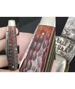 rare CASE XX pocket knife 6202 1/2 1965-1969 jigged red bone Old &quot;BAREHEAD&quot; - $1,836.37 MXN