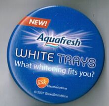 aquafresh Pin Back Button Pinback - $8.88