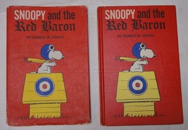 1966 Vintage Snoopy And The Red Baron Hb Dj 1st Stated Charles M. Schultz - £69.59 GBP