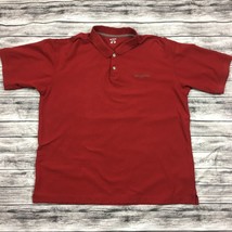 Columbia Sportswear  Men&#39;s Large Red Golf Polo Shirt - $13.98