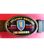 Vietnam Veteran -1st AVIATION BRIGADE- Epoxy Belt Buckle - NEW! - £13.97 GBP