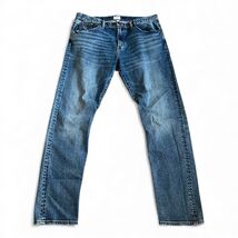 Todd Snyder Men’s Straight Fit Jeans Sz 36x34 Blue Denim Distressed Wash... - $68.95 CAD