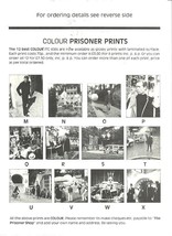 The Prisoner Tv Show - Prisoner Photograph Prints Order Flyer - £2.22 GBP