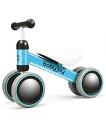 Baby Balance Bike for 2 Years Old Boys Girls No Pedal 4 Wheels-Blue - Co... - $76.70 CAD