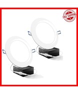 14W LED Recessed Lighting with Junction Box - 850 Lumens, Dimmable, IC R... - $49.57 CAD