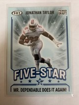 2020 SAGE HIT #41 Jonathan Taylor 5 STAR RC Rookie Wisconsin Colts - £1.55 GBP