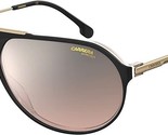 Carrera Sunglasses CAHOT65 KDX Black &amp; Gold Frame W/ Brown Lens - £43.75 GBP