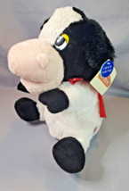 Turkey Hill Experience Callie the Dairy Cow Plush Puppet Wishpets Moo Sound Tags - $19.75
