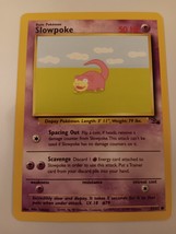 Pokemon 1999 Fossil Series Slowpoke 55 / 62 NM Single Trading Card - £8.00 GBP