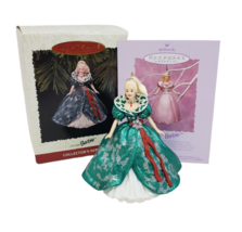 Vintage 1995 Hallmark Mattel Holiday Barbie Keepsake Christmas Ornament In Box - £21.66 GBP