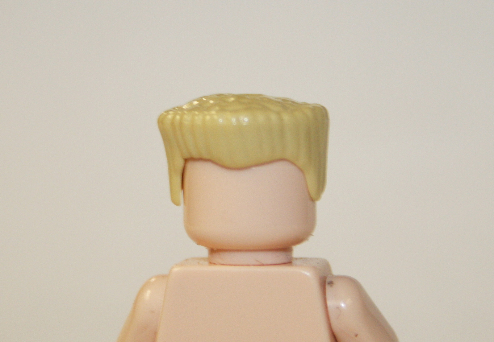 Building Blond Crew Cut Male Hair For Minifigure Custom - $3.21