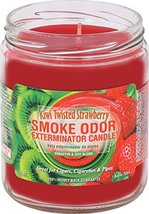 Smoke Odor Exterminator 13oz Jar Candle, Kiwi Twisted Strawberry - £12.75 GBP
