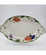 Villeroy &amp; BOCH Porcelain Germany  #1748 AMAPOLA Patter Floral Oval Plat... - $1,405.70 MXN