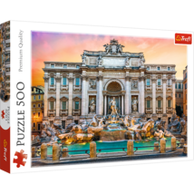 500 Piece Jigsaw Puzzle,  Fontanna di Trevi, Rome, Italy, Adult Puzzles, Trefl 3 - £12.78 GBP