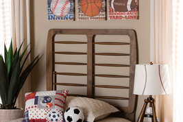 Dalston Ash Walnut Twin Size Headboard - $1,858.33 MXN