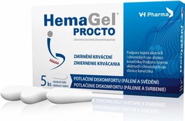 HemaGel PROCTO 5 pcs rectal suppositories relief from hemorrhoids - £11.74 GBP
