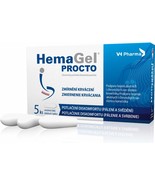 HemaGel PROCTO 5 pcs rectal suppositories relief from hemorrhoids - £11.81 GBP