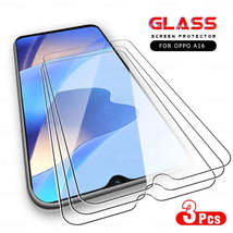3pcs glass for oppo a16 screen protector for oppo a16 a 16 16a opo appo a16 oppo - £7.13 GBP+