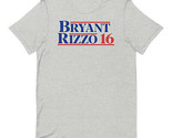 KRIS BRYANT &amp; ANTHONY RIZZO Chicago Cubs T-SHIRT Retro 2016 Champs Presi... - $18.32+